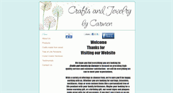 Desktop Screenshot of craftsandjewelrybycarmen.com